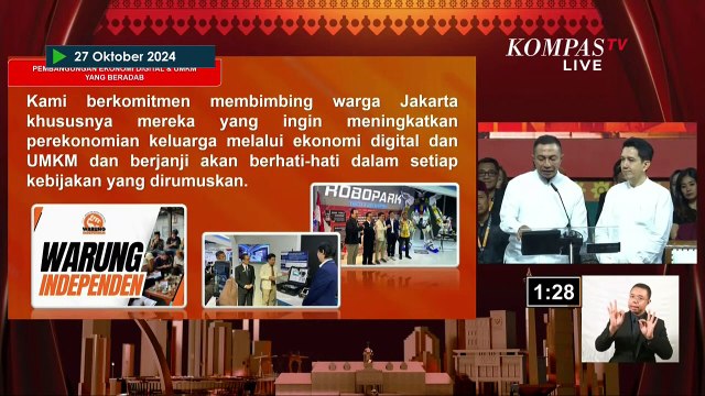 [FULL] Kata Penutup Ridwan Kamil, Pongrekun dan Rano Karno di Debat Kedua Pilkada Jakarta 2024