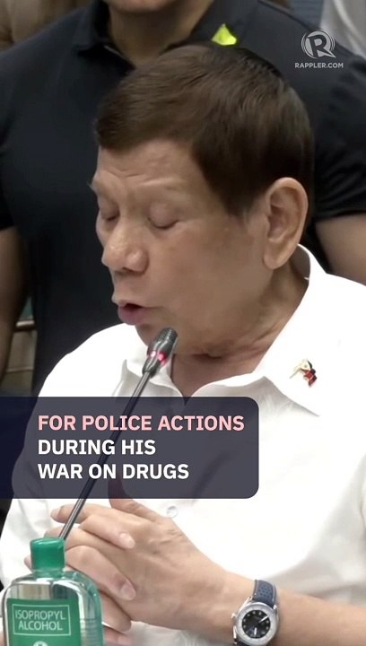 No remorse, Duterte says ‘only I will go to jail’ for killings