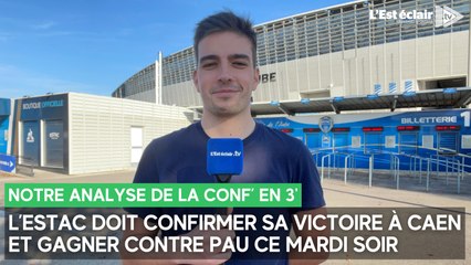 L'Estac, victorieuse à Caen, devra confirmer face à Pau ce mardi : notre analyse de la conf' en 3'