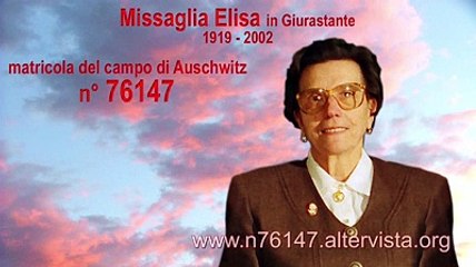 Olocausto, la testimonianza eterna di Elisa Missaglia
