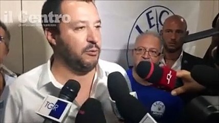 Salvini: "Felice di essere qui"