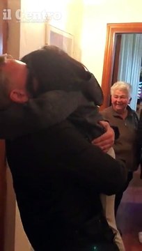 Cavatassi a casa, l'abbraccio con la figlia ? commovente e pieno di gioia