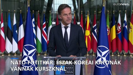 A NATO-főtitkár megerősítette az észak-koreai katonák oroszországi jelenlétét