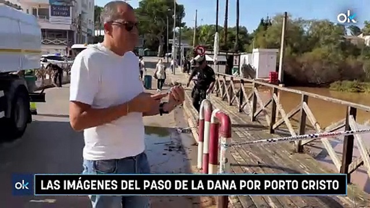 Las imágenes del paso de la DANA por Porto Cristo