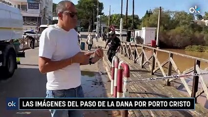 Las imágenes del paso de la DANA por Porto Cristo