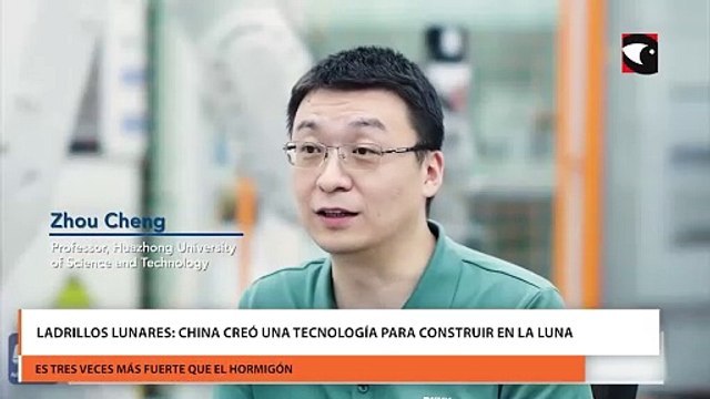Ladrillos lunares China creó una tecnología para construir en la Luna
