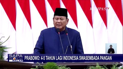 Prabowo Janji Bawa RI Swasembada Pangan 4-5 Tahun Mendatang