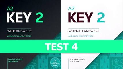 KET Listening - Cambridge A2 Key 2 Authentic Practice Test 4