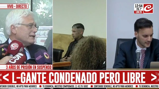 3 años de prisión en suspenso para L-Gante: hablan abogado querrellante, abogado defensor y la madre del artista