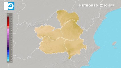 El este de Castilla La Mancha mañana podía sufrir tormentas muy fuertes