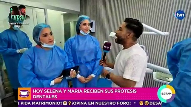 Selena y María recibieron sus protesis dentales