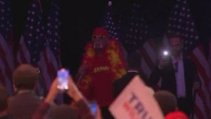 Hulkamania hits MSG: Hulk Hogan's electrifying entrance steals the show at Trump rally!