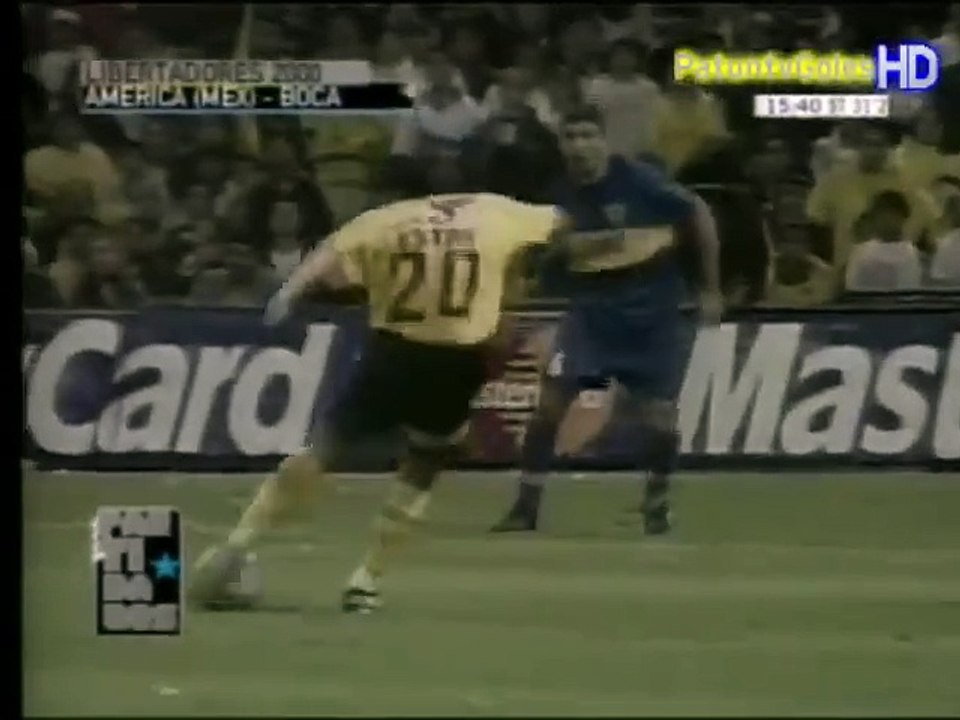 América de México  (4) - Boca (5) -Copa Libertadores 2000 - Semifinal Vuelta