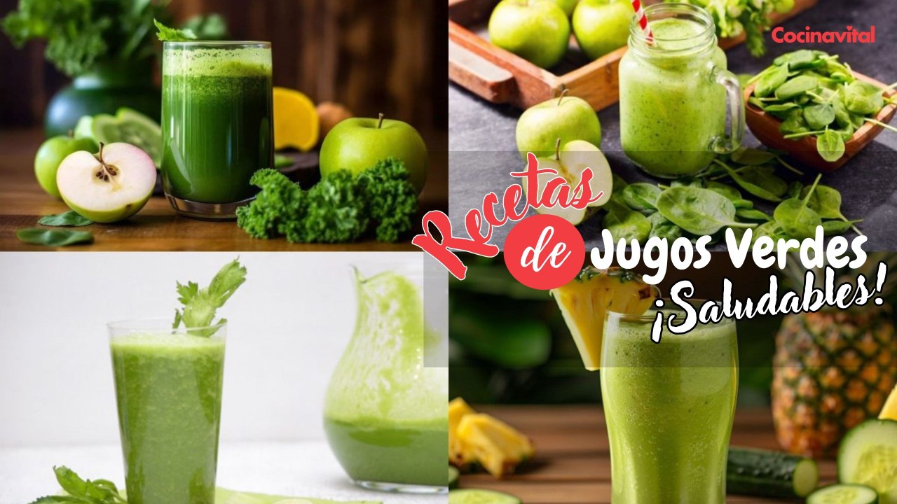 ¿Qué tomar para la dieta? 5 recetas de jugos verde efectivos
