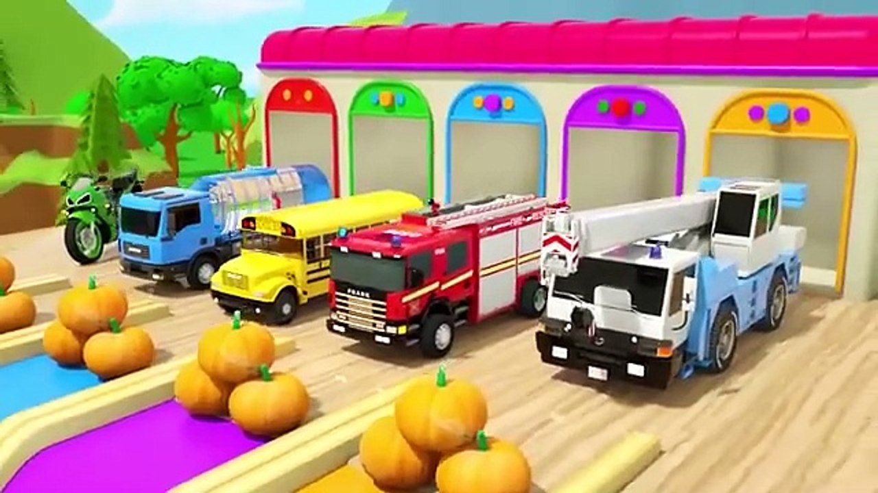 Baby Shark + Wheels On the Bus song - Soccer ball shaped wheels - Baby Nursery Rhymes _ Kids Songs