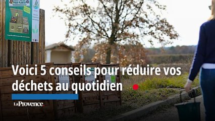 Voici 5 conseils pour réduire vos déchets au quotidien