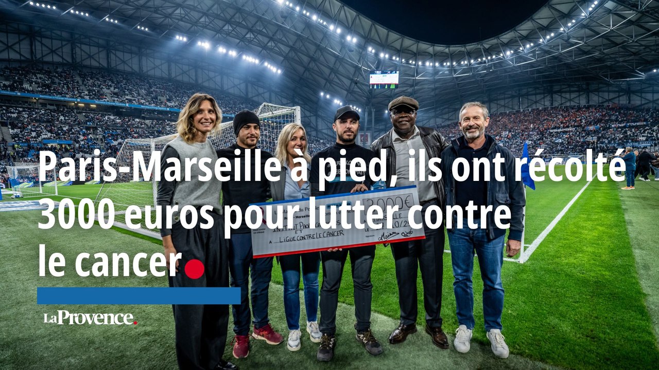 Paris-Marseille à pied, ils ont récolté 3000 euros pour lutter contre le cancer