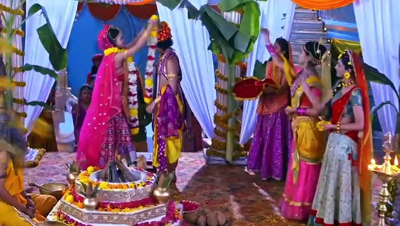 Krishna marriage scenes