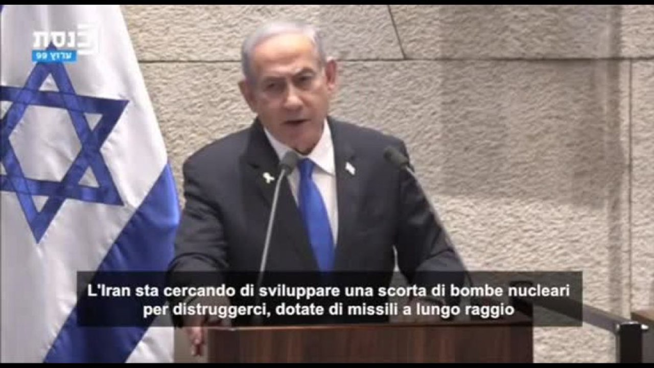 Netanyahu accusa: Iran cerca di costruire bombe nucleari contro di noi