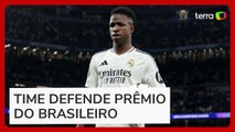 Real Madrid diz que não se sente respeitado pela Bola de Ouro após rumores sobre Vini Jr.
