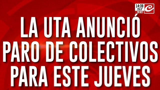 Qué líneas se adhieren al paro de colectivos de la UTA en el AMBA