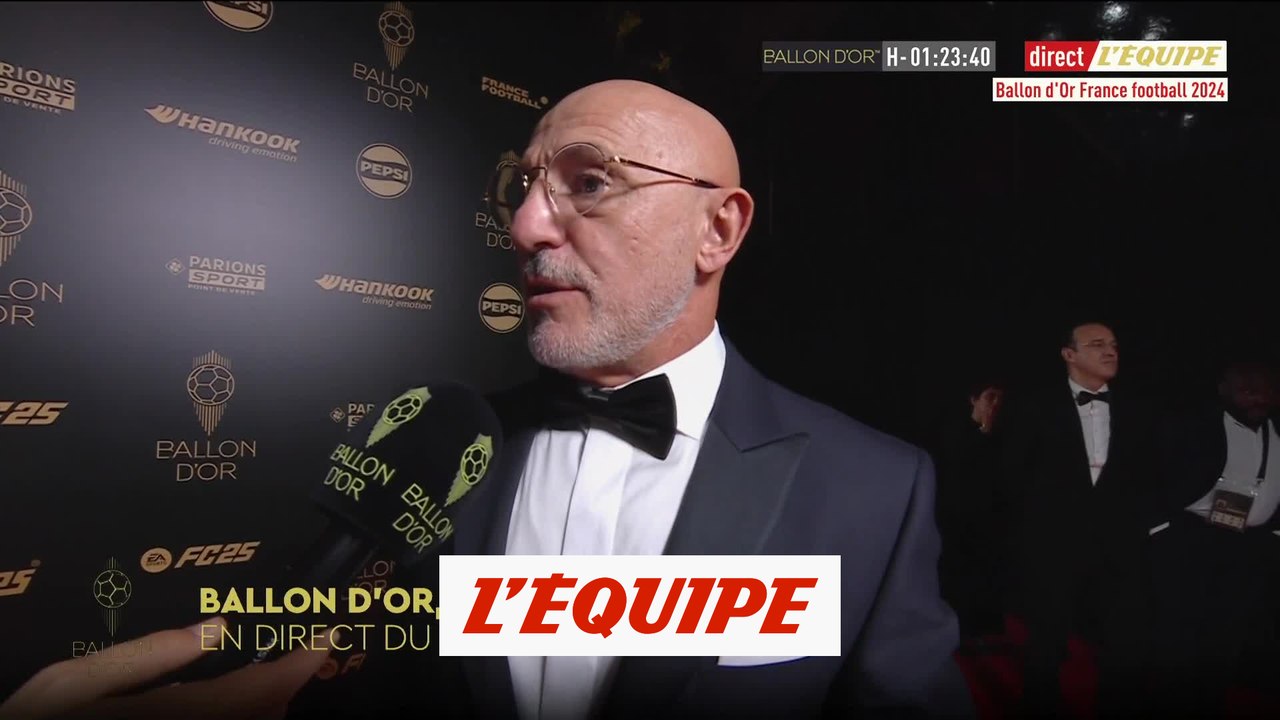 De la Fuente : « C'est la reconnaissance du football espagnol » - Foot - Ballon d'Or