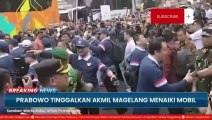 Presiden Prabowo Meninggalkan Akmil Magelang