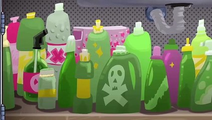 Vídeo animado mostra perigo de produtos tóxicos no alcance de crianças