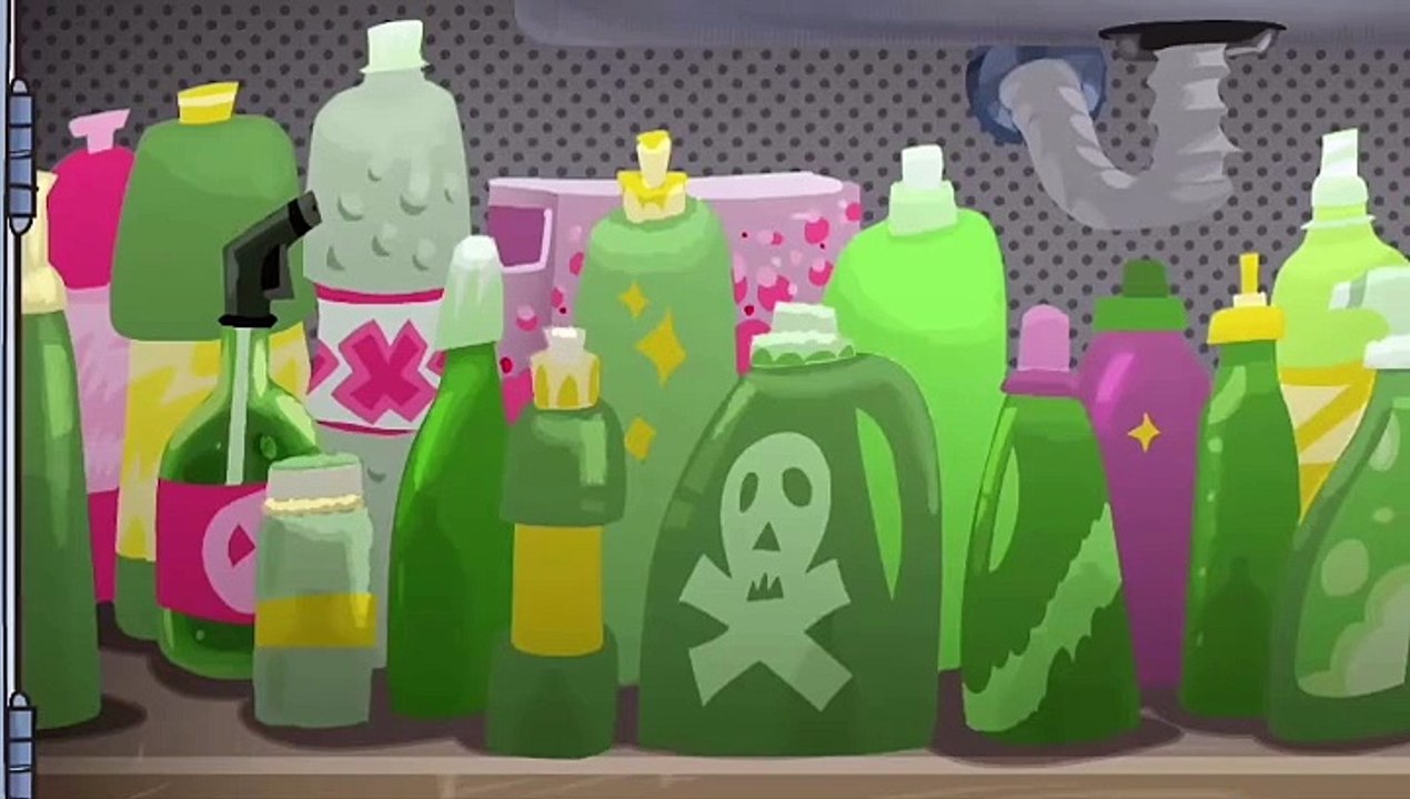 Vídeo animado mostra perigo de produtos tóxicos no alcance de crianças