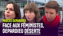 Procès de Gérard Depardieu : l'accusé absent, les féministes présentes