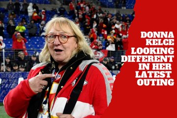 Donna Kelce looks unrecognizable in her latest outing