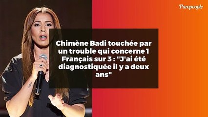 Chimène Badi touchée par un trouble qui concerne 1 Français sur 3 : "J'ai été diagnostiquée il y a deux ans"