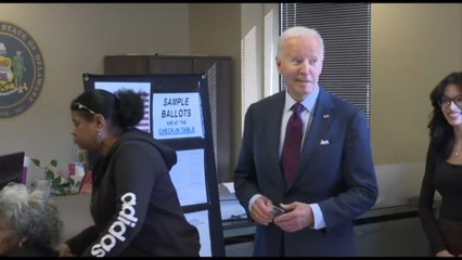 Usa 2024, Biden vota in anticipo e ribadisce: guerra a Gaza deve finire