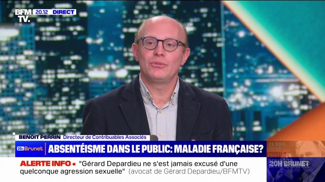 Arrêts maladie dans le service public: On a beaucoup d'agents, dans les collectivités ne trouvent pas de sens à leur travail , analyse Benoît Perrin (Contribuables associés)