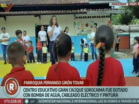 Bricomiles recupera infraestructura del C.E.I.N Gran Cacique Sorocaima en el estado Amazonas
