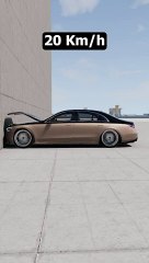 Mercedes-Maybach S-Class Crash Test - BeamNG.Drive #shorts 2024