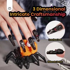 Nail Art For Halloween  Cute & Easy Nail Design