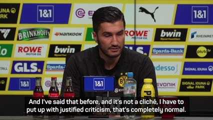 Sahin focusing on his mental health amid media criticism