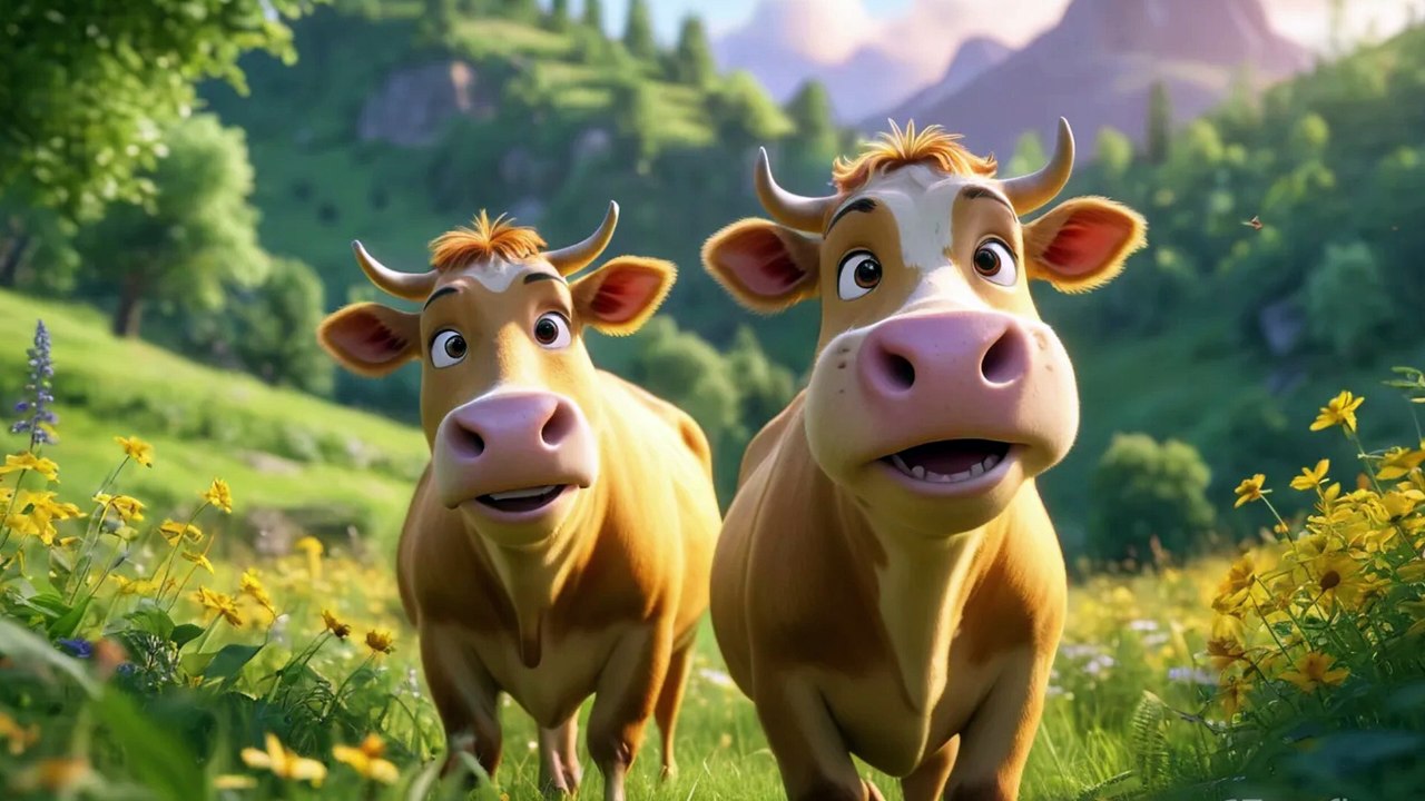 Sarı İnek Çocuk Şarkısı | çocuk video müzikleri, çocuk video şarkıları, çocuk videoları, inek şarkısı