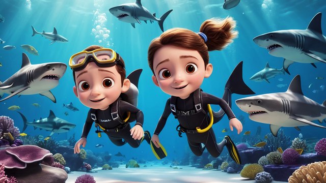 Köpek Balığı Çocuk Şarkısı, sevimli köpek balığı , çocuk şarkıları, Enfal Çocuk, köpek balıkları