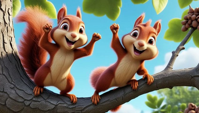 Yaramaz Sincaplar -2 | Sevimli Dostlar Sincaplar, Sevimli Sincaplar, Çocuk Şarkısı, çocuk video müzikleri, Sevimli Hayvan Dostlar, çocuk videoları