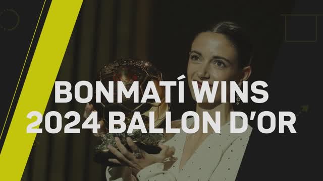 Breaking News - Aitana Bonmati wins 2024 Ballon d'Or