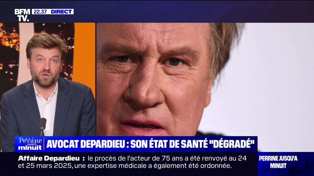 Renvoi du procès de Gérard Depardieu: ce que l'on sait de la santé de l'acteur