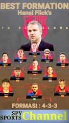 Best Formation for FC Barcelona: Hansi Flick's Line-Up to Conquer the UCL Next Season