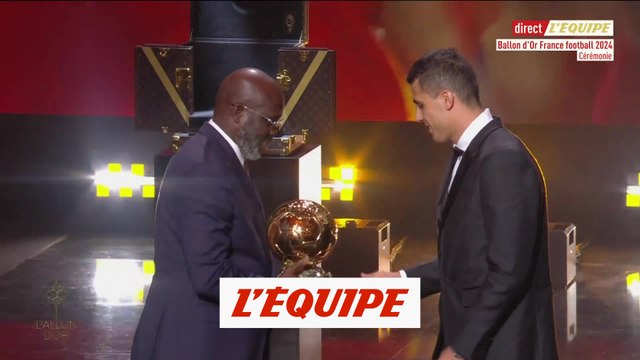 Rodri remporte le Ballon d'Or 2024 - Foot - Ballon d'Or