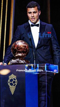 Football: Rodri est le lauréat du Ballon d’or France Football 2024