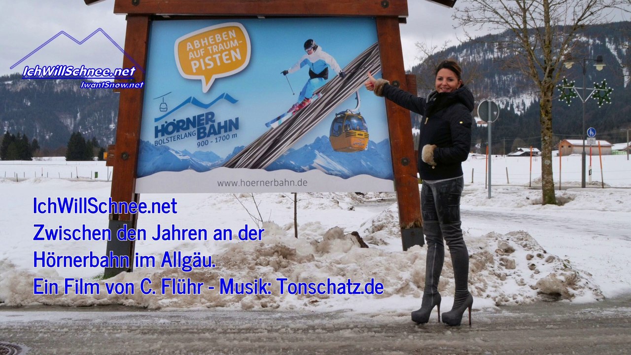 Ski-Reportage mit Melli: Besuch an der Hörnerbahn zwischen den Jahren.