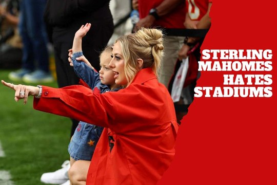 Sterling Mahomes’ adorable reaction to stadium noise charms fans