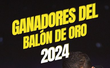 Ganadores del Balón de Oro 2024