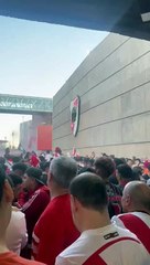 Hinchas de River encienden la pasión antes de la revancha contra Mineiro ⚽